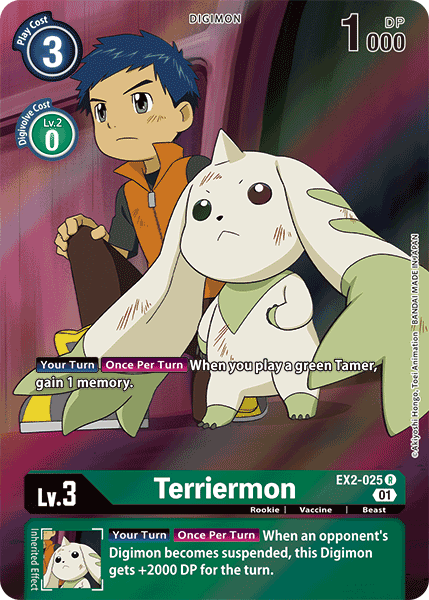 Terriermon [EX2-025] (Alternate Art) [Digital Hazard] Supply