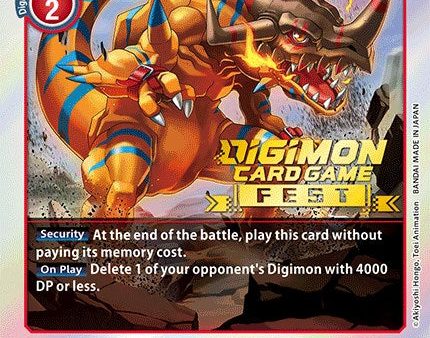 GeoGreymon [ST7-06] (Digimon Card Game Fest 2022) [Starter Deck: Gallantmon Promos] Supply