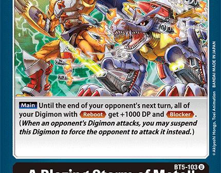 A Blazing Storm of Metal! [BT5-103] [Battle of Omni] Online Sale