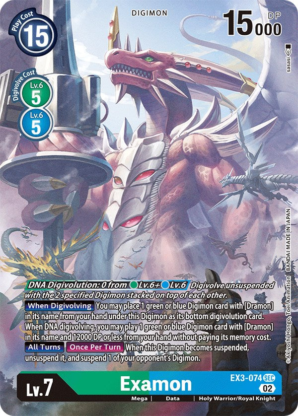 Examon [EX3-074] (Alternate Art) [Draconic Roar] For Cheap