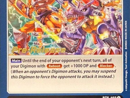 A Blazing Storm of Metal! [BT5-103] [Battle of Omni Pre-Release Promos] Online