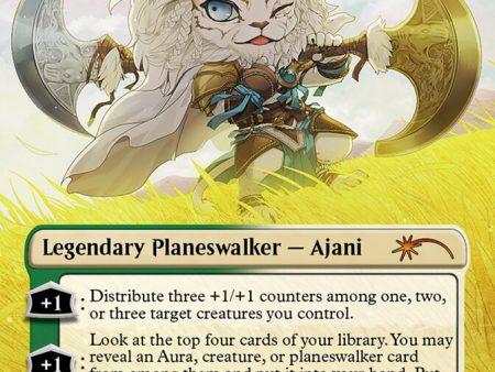 Ajani, Mentor of Heroes (Borderless) [Secret Lair Drop Series] Hot on Sale