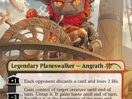 Angrath, the Flame-Chained (Borderless) [Secret Lair Drop Series] Online Hot Sale