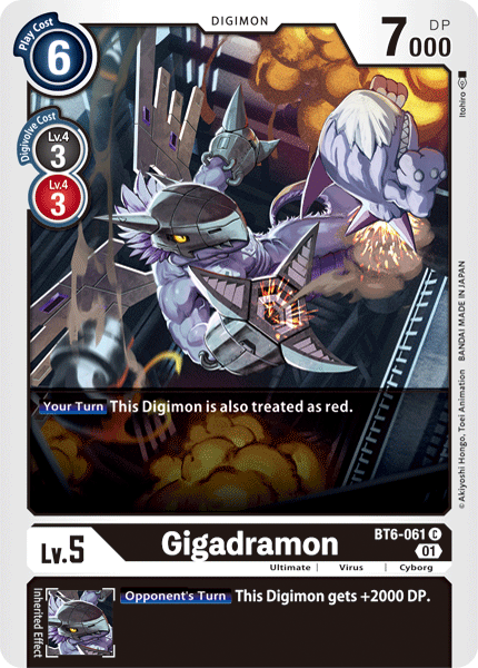 Gigadramon [BT6-061] [Double Diamond] Fashion