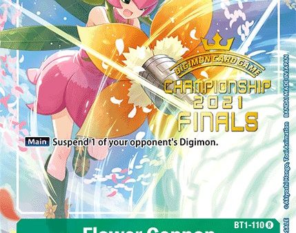 Flower Cannon [BT1-110] (2021 Championship Finals Tamer s Evolution Pack) [Release Special Booster Promos] Discount