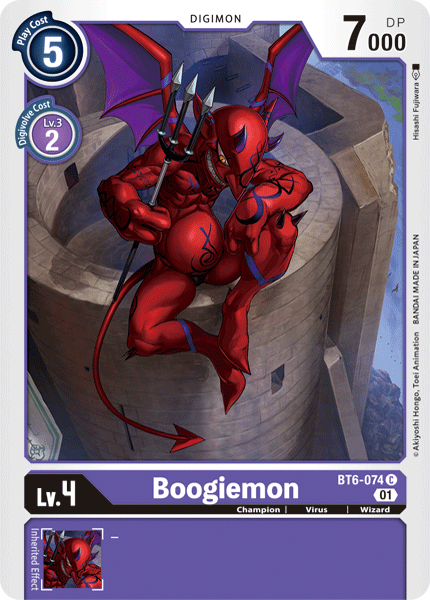 Boogiemon [BT6-074] [Double Diamond] For Sale